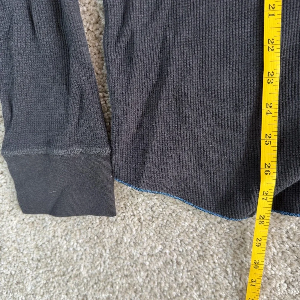 American Eagle Outfitters Shirt Mens XL Gray Thermal Long Sleeve Tee T-Shirt